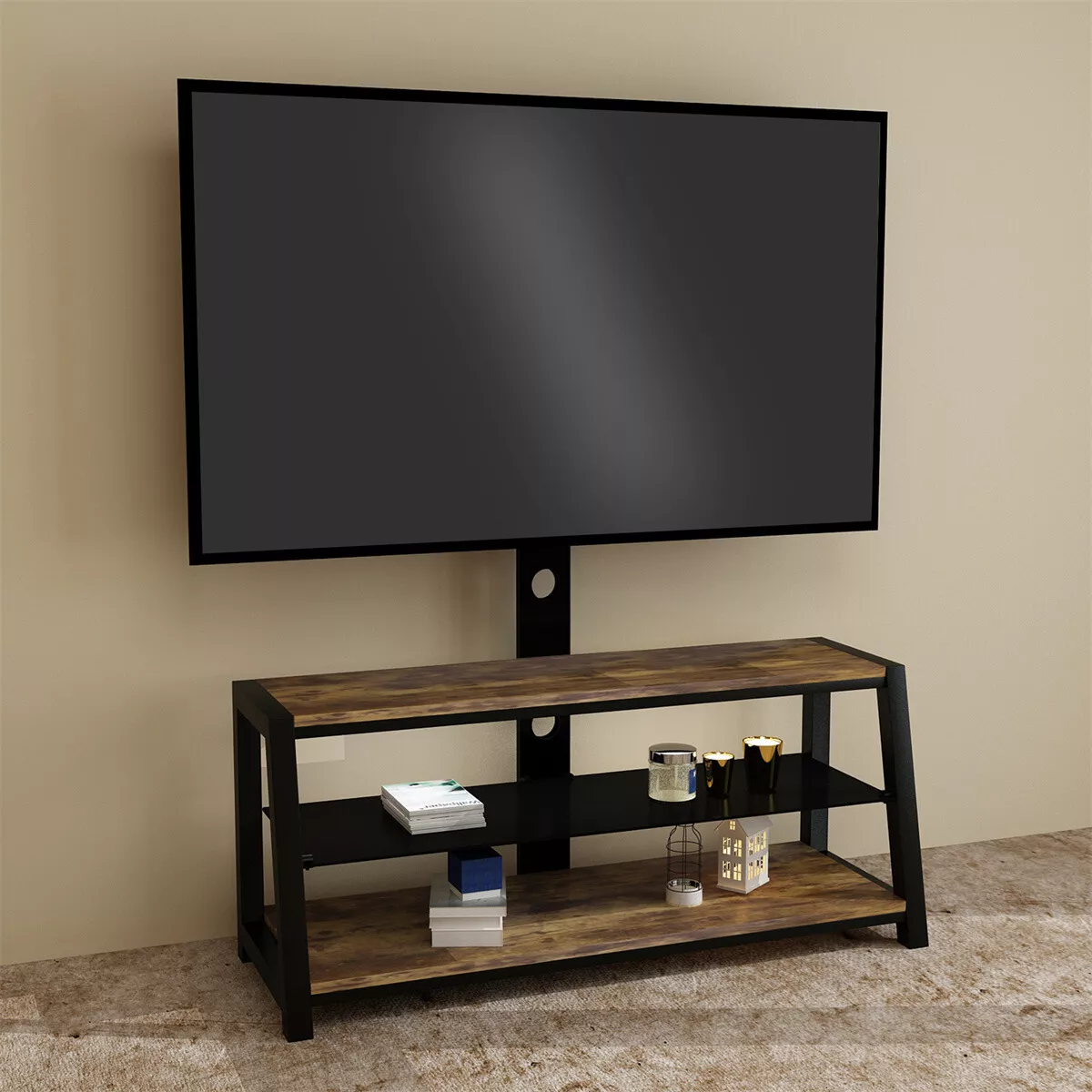 65 inch tv with middle deals stand