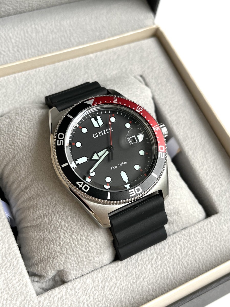 Brand New! Citizen Watch Eco-Drive Uomo AW1769-10E Black