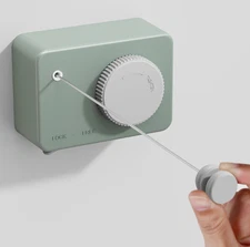 Invisible Retractable Clothesline Indoor Punch-free Bathroom Bathroom Drying