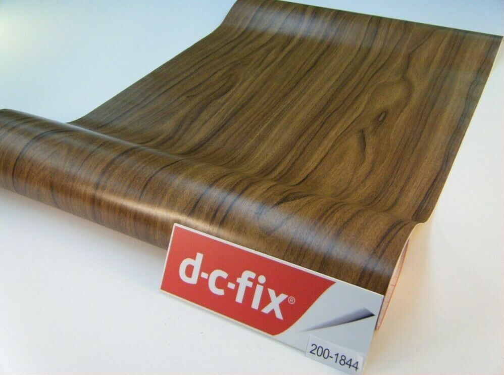 67cm wide MEDIUM BROWN WOOD WOODGRAIN STICKY BACK PLASTIC DCFIX VINYL WRAP FILM