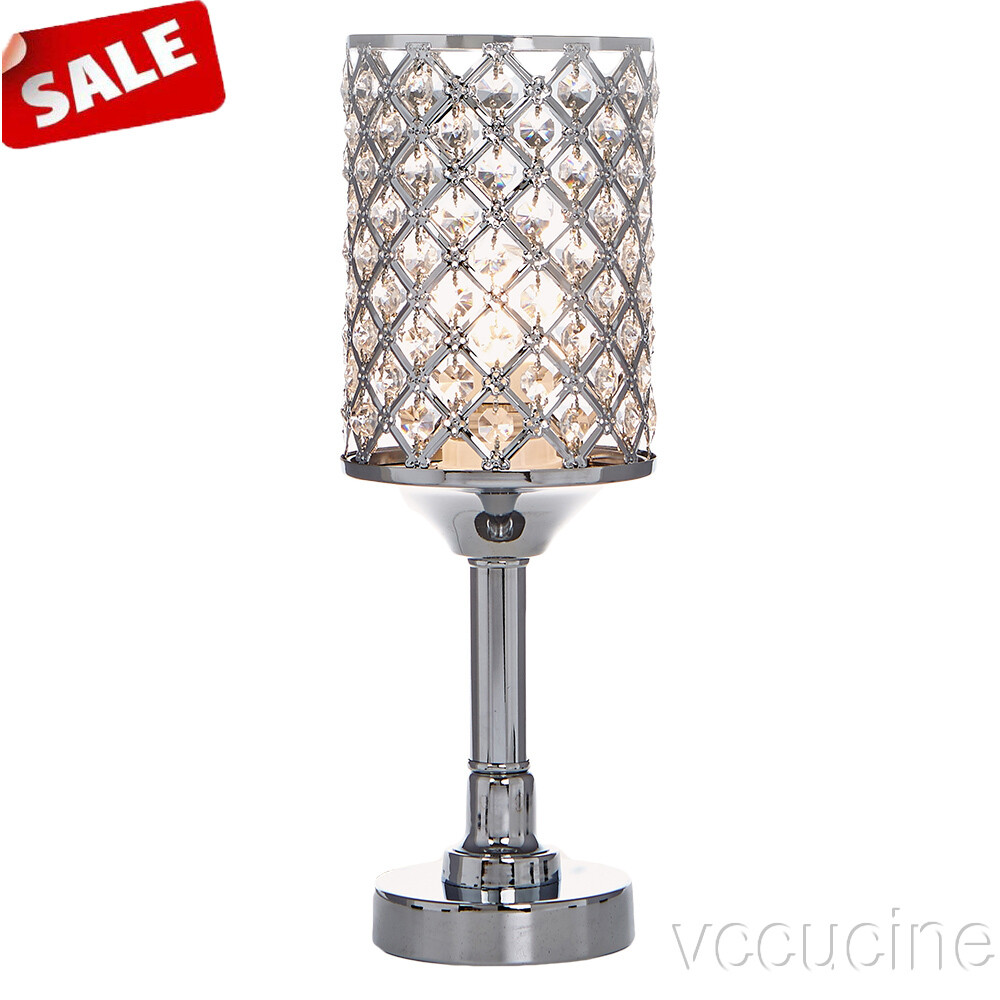 Coaster Table Lamp Clear Glass Chrome For Sale Online Ebay