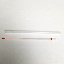Laboratory Glass Thermometer NEW 110C Mercury Free Red Alcohol Scientific STEM