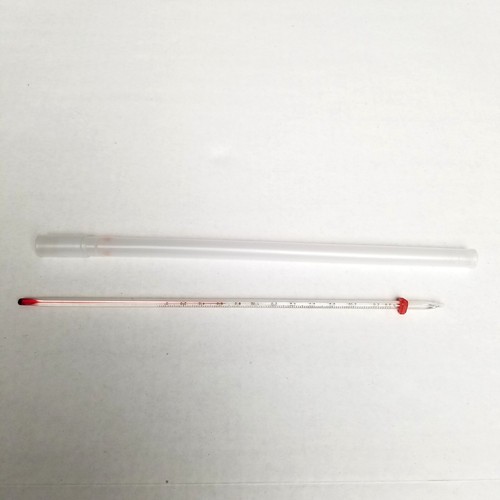 Laboratory Glass Thermometer NEW 110C Mercury Free Red Alcohol Scientific STEM