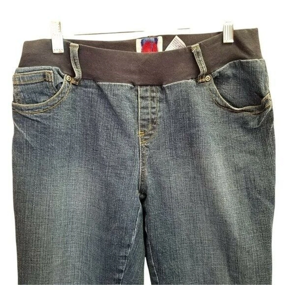 Motherhood Womens Size S Blue  Solid Maternity Jeans - Image 2 of 4