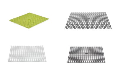 Plastic Sink Draining Board Mat Drainer Kitchen Washing Up Pots
