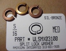 5/16 SPLIT LOCK WASHERS SILICONE-BRONZE (15)