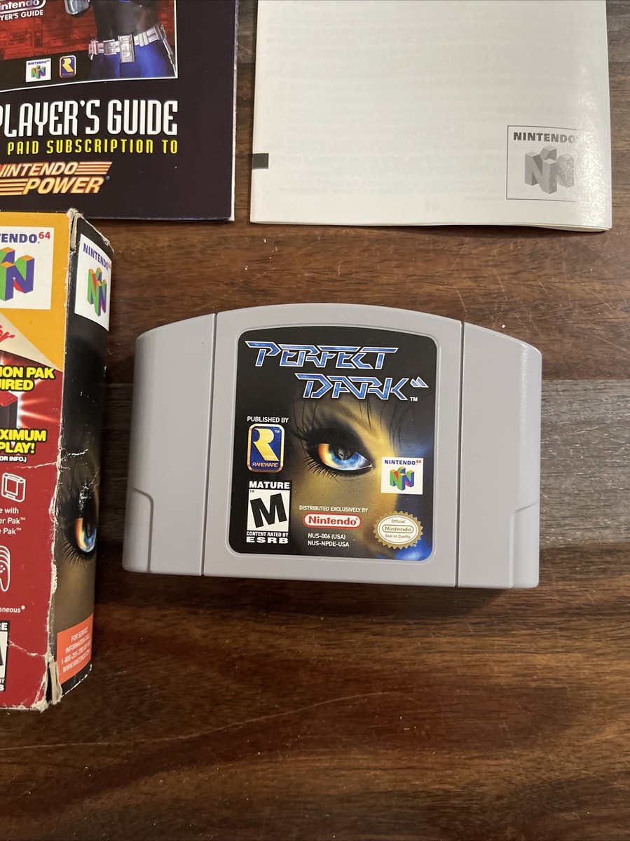 Perfect Dark【中古美品・N64北米版】 NINTENDO 64 - N64☆PERFECT DARK 海外版 北米版 端子清掃済の