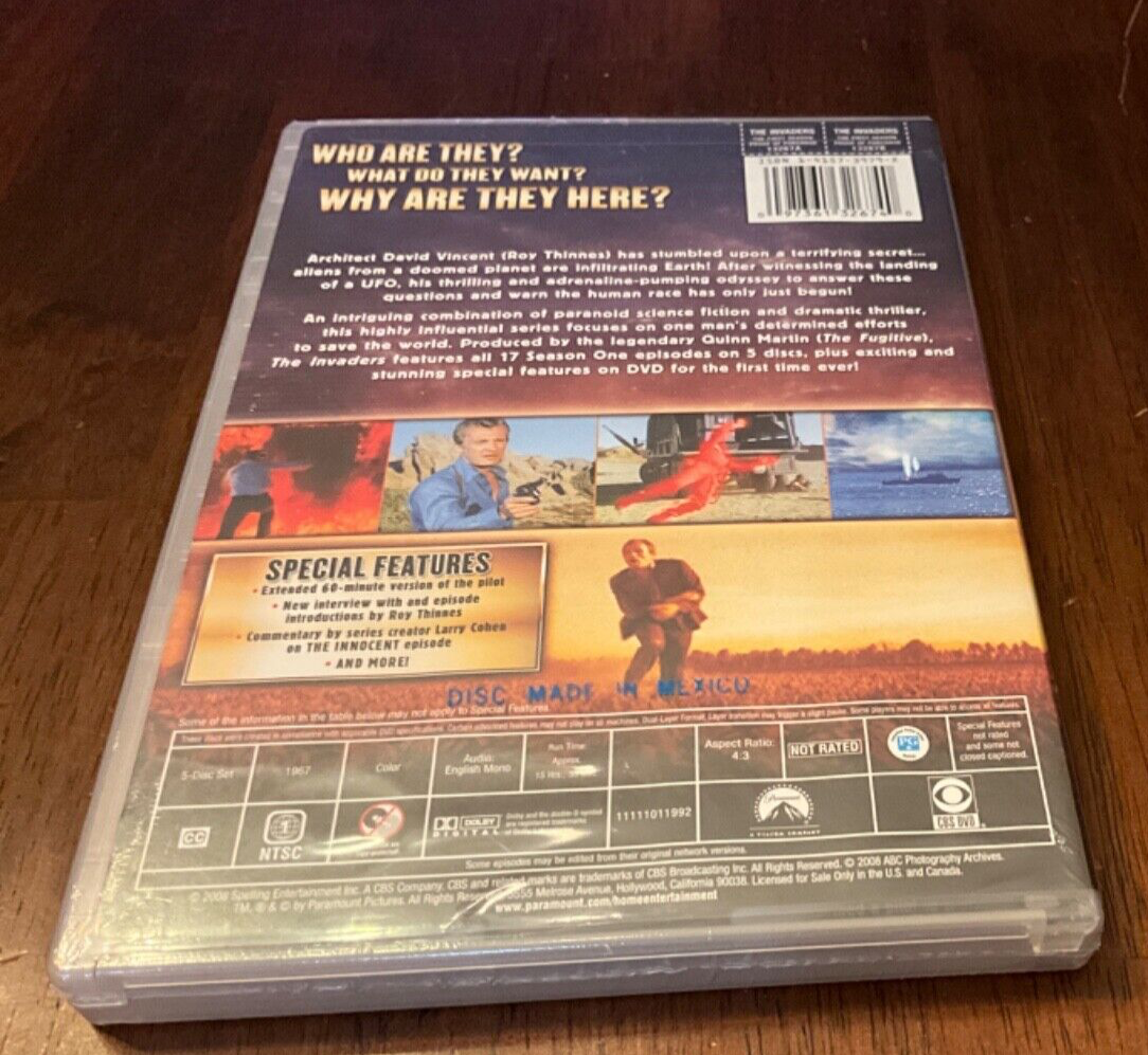 THE INVADERS 1st SEASON DVD-BOX　インベーダー The Invaders: the First Season (DVD, 1967) for sale online | eBay