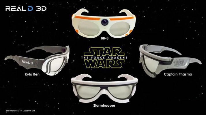 Star Wars VII The Force Awakens Real D 3D Glasses Limited Edition