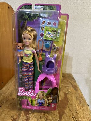 Barbie It Takes Two Stacie Camping Teen Girl Doll With Puppy