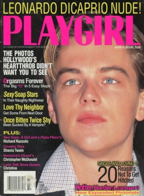 PLAYGIRL MAGAZINE * OCT 1998  *  LEONARDO  DICAPRIO * * SOAP STARS