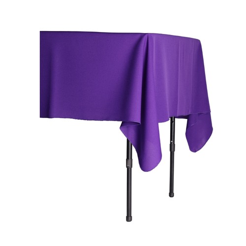 KS Linens Premium Polyester Rectangular Tablecloth 60 x 144 - Picture 34 of 43