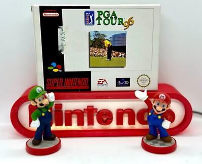 PGA Tour 96 - SNES - OVP - Anleitung - Inlay - POSTER - Rechnung - 85 Rating