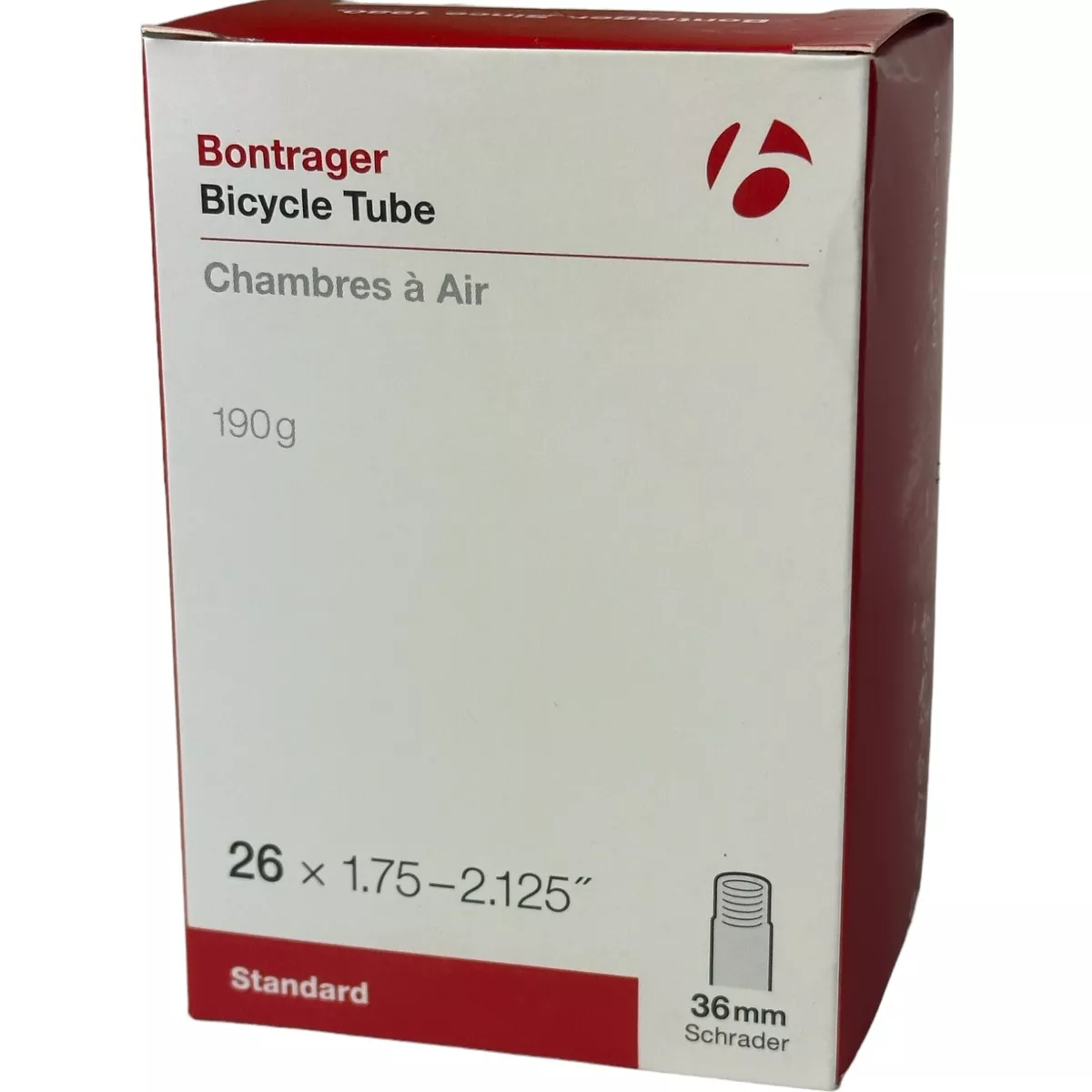 NEW BONTRAGER BICYCLE TUBES 26 X 1.75 2.125 36MM SCHRADER