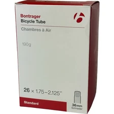 NEW BONTRAGER BICYCLE TUBES  26 X 1.75 - 2.125 36MM SCHRADER