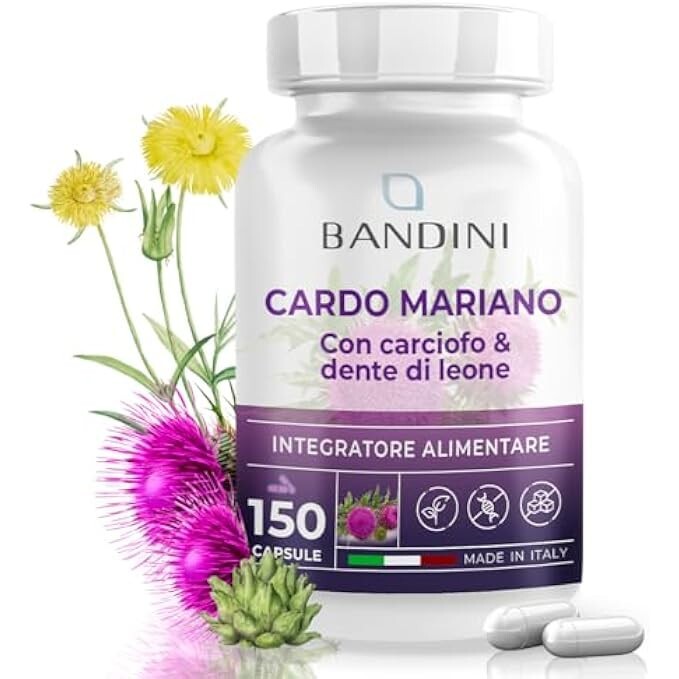 Bandini® Cardo Mariano Complesso 150 Capsule - La Mia Scelta per il Detox