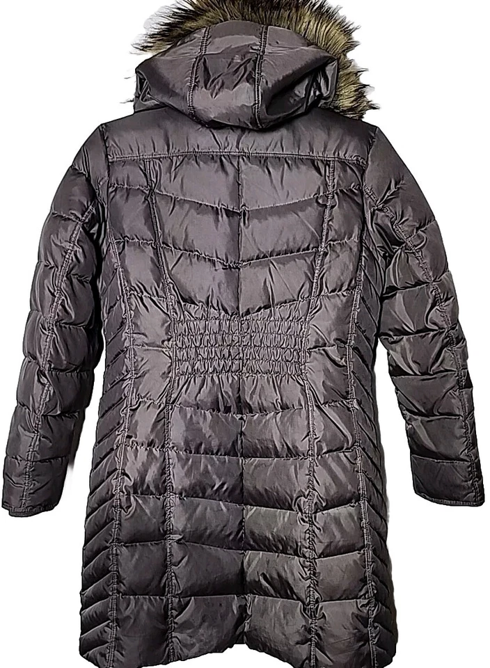 Abrigo Chaqueta Acolchada Larga Capucha Extraíble Plumón de Ganso Michael Kors Mujer PM Foto 4 de 4