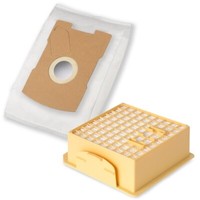 5 Staubsaugerbeutel 1 Hepa Filter Passend FüR Vorwerk Tiger 260