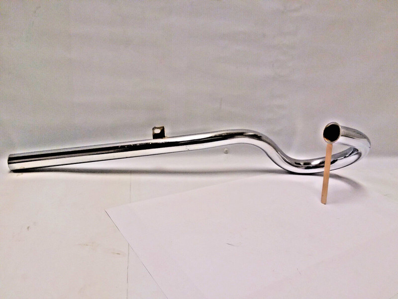 HONDA CL125A LEFT HAND EXHAUST PIPE N.O.S., 18420-243-000 , 1967 TO 1969