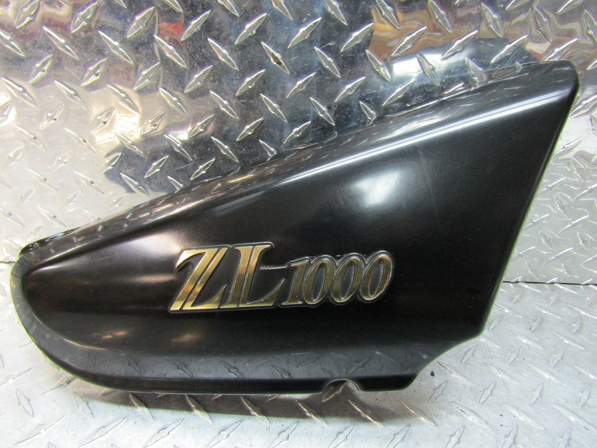 1987 Kawasaki ZL 1000 ZL1000 OEM Right Hand Side Frame Cover Ebony