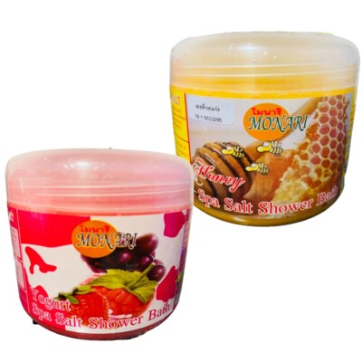 Spa Salt Scrub Monari Spa Salt Shower Bath Monari Yoghurt & Honey Formula 500 g.