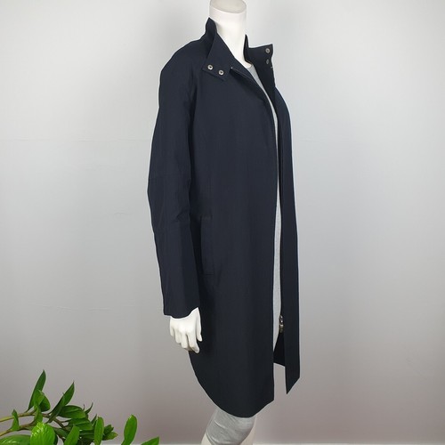 Agenda Plus Size 22 Black Jacket Blazer Longline Long Sleeve Zip Pockets Womens - Picture 8 of 13