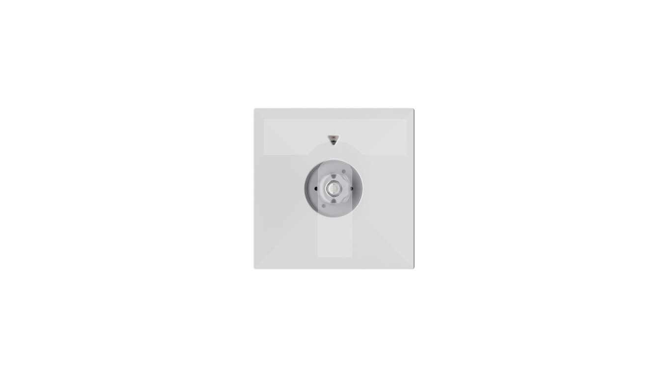 LOVATO P LED 3W fixture (optional open) 1h single-purpose self-test white /T2UK