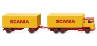 "Wiking 045702 KofferhäNgerzug (Scania 111) \"Scania\", Modell 1:87 (H0)"