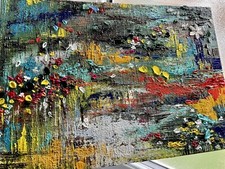 Abstrakter Natur Expressionismus/Original Kunst/Landschaft/Ölgemälde/Zeitgenössisch 