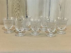 Lot of 7 MCKEE Glass ROCK CRYSTAL Clear Glass 3 OZ. Sherbet/Egg Cup