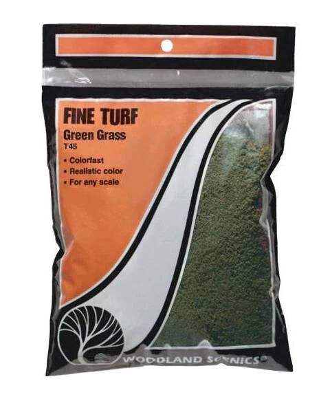 Woodland Scenics Green Grass Fine Turf - T45