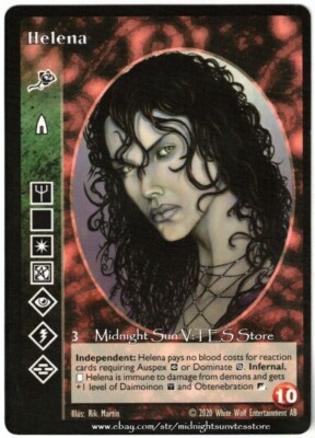 Helena Advanced Toreador Promo 2020 V:TES VTES Vampire CCG