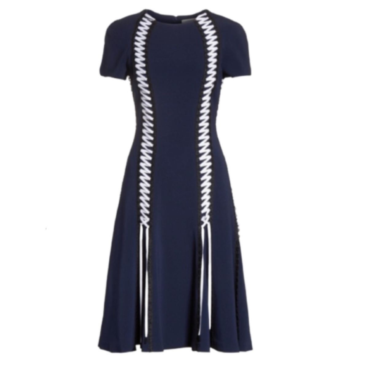 jonathan simkhai navy lace dress SIMKHAI Women's Corinna Lace Midi Dress in Dark Indigo Multi, Size Small