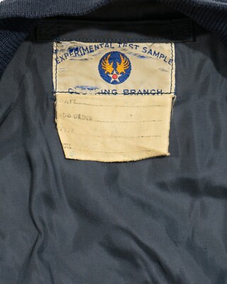 ジャケット・アウター 60s USAF L-2A flight jacket test sample USAF TYPE L-2A FLYING JACKET EXPERIMENTAL TEST SAMPLE (MAJ