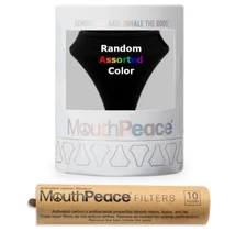 MouthPeace Personal Silicone Smoking Filter Kit w/Carbon Filters (RANDOM COLOR)