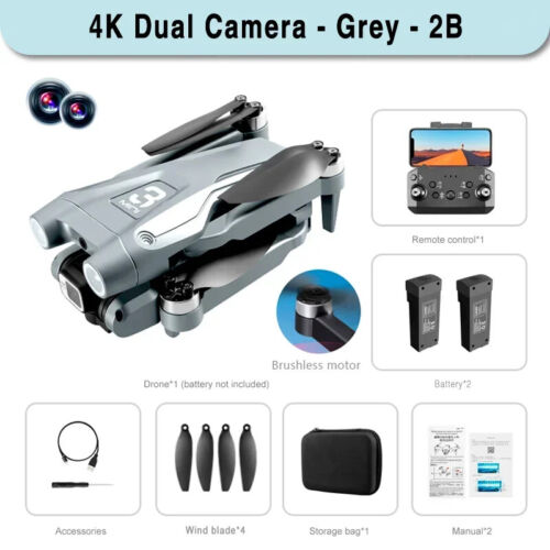 Drone Dual Camera Professional Brushless Obstacle Avoidance Folding Quadcopter - Picture 33 of 37