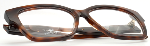 SWAROVSKI SK5390 052 Tortoise Womens Square Full Rim Eyeglasses 54-15-140 B:47 - Picture 15 of 15