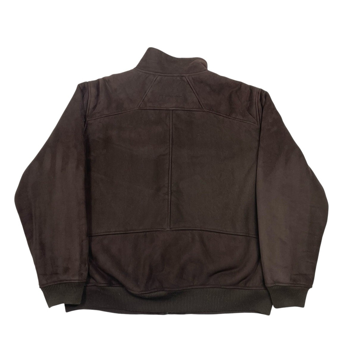 SEAN JOHN ブラウンジャケット XLサイズ Sean John Bomber Jacket Brown Faux Suede Fur Lined Coat