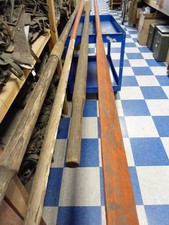 WWII US Army 15ft. Life Raft Wood Oars