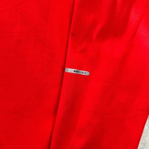 Pullover Nike Dri Fit Para Hombre Grande Livestrong 1/4 Cremallera Manga Larga Rojo Correr - Imagen 5 de 8