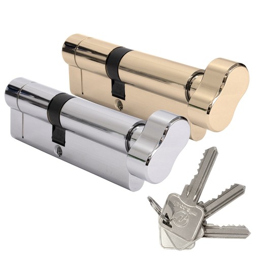 Thumb Turn Euro Cylinder Barrel Front Door Lock UPVC Anti Snap Mila