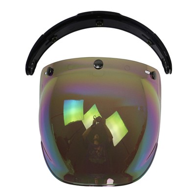 3-Snap Bubble Wind  Visor For Biltwell Gringo&Bonanza Motorcycle   E7V0