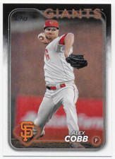 2024 Topps #497 Alex Cobb - San Francisco Giants