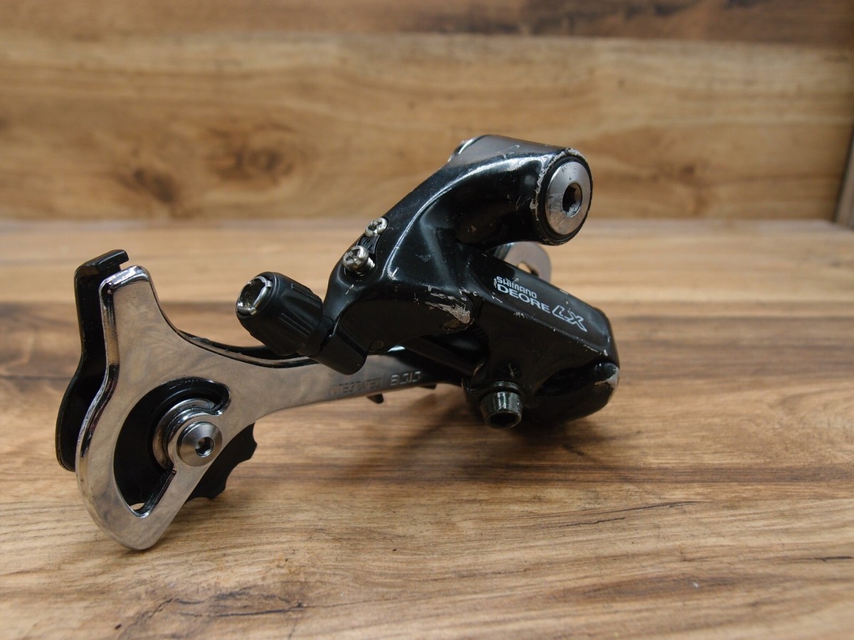 Dérailleur Arrière Shimano Deore LX RD-M567 – 8 Vitesses, Cage Longue, Noir – Occasion (Japon, 1996)