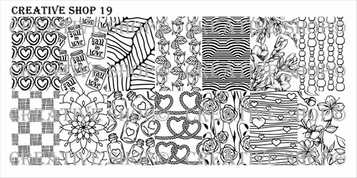Creative Shop Nail Art Stanzplatten Sammlung Stanzdesigns ~ Brandneu - Bild 4 von 98