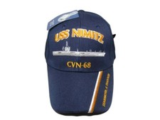 Uss Nimitz CVN-68 US Marine Envoi Chapeau Licence Officielle Casquette Boule