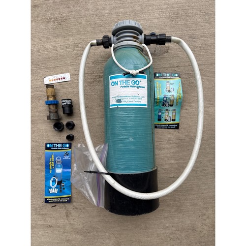 On The Go Portable Water Softener RV Marine 8000 Grain Spot Free Complete Works