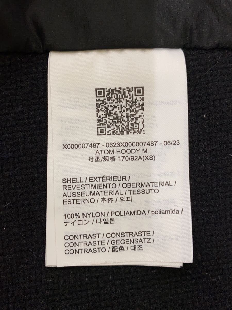 Arc'teryx Atom Felpa con Cappuccio XS Nero Nylon Giacca Leggera #EG CZA