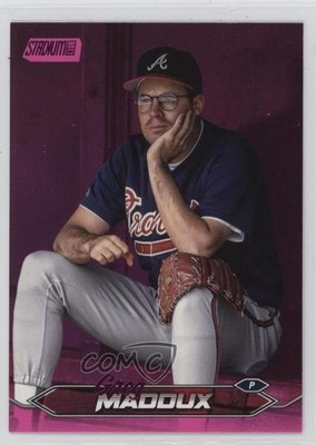 2024 Topps Stadium Club Pink Foil Greg Maddux #85 HOF 1e1b