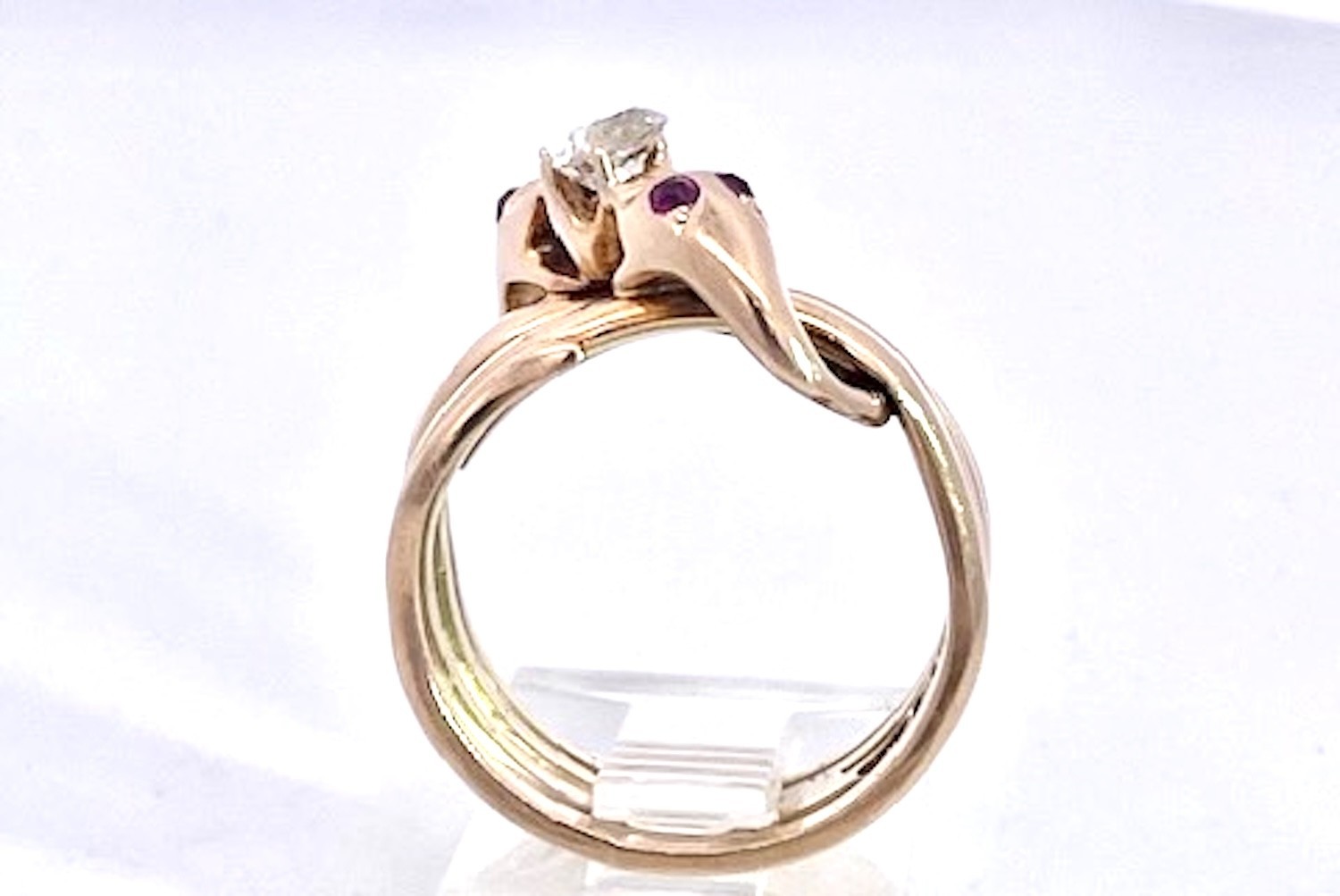 Double Snake Ring Lovers Knot - image 11